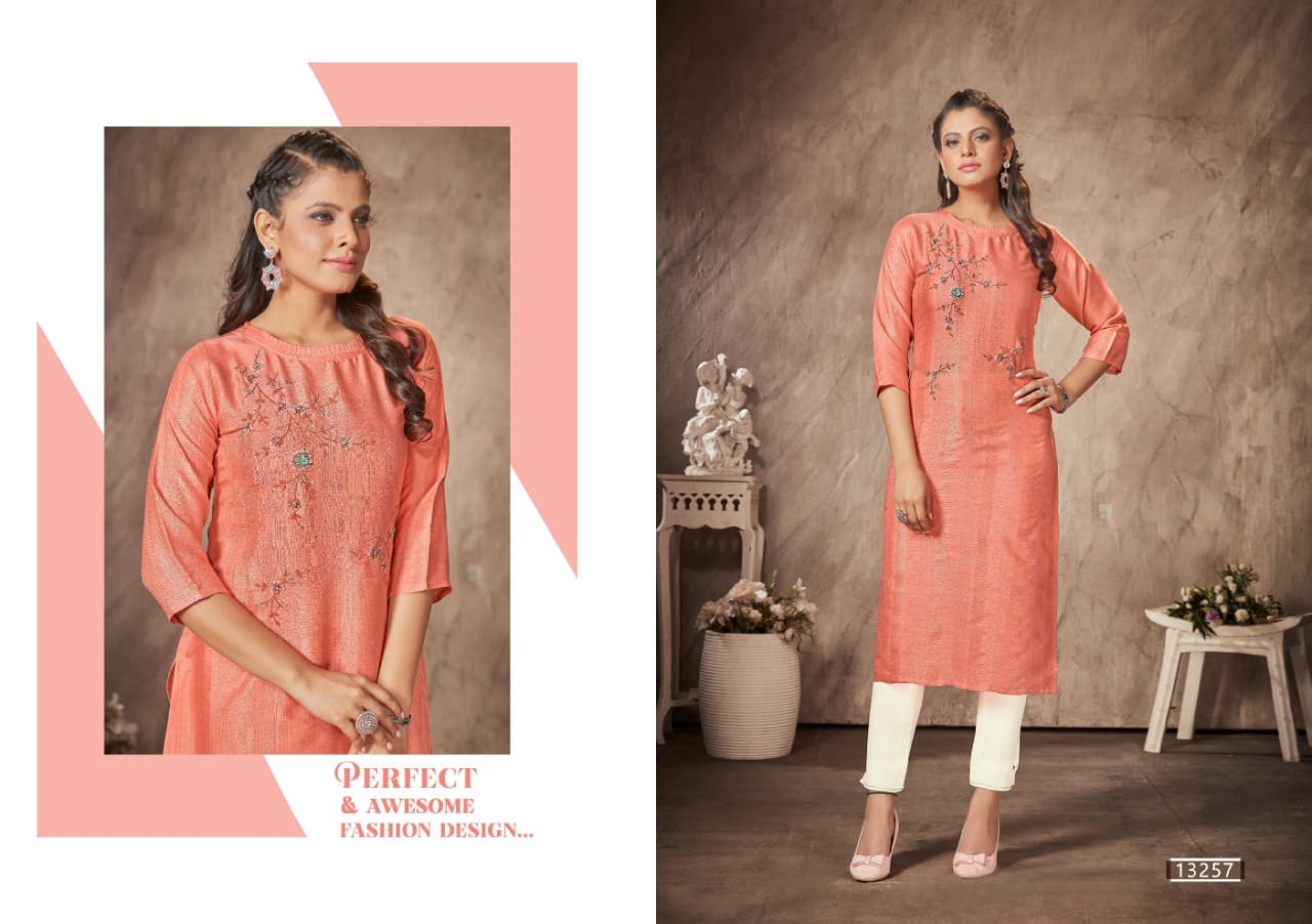 Kalaroop Cruise New Exclusive Wear Rayon Designer Kurti Collection
